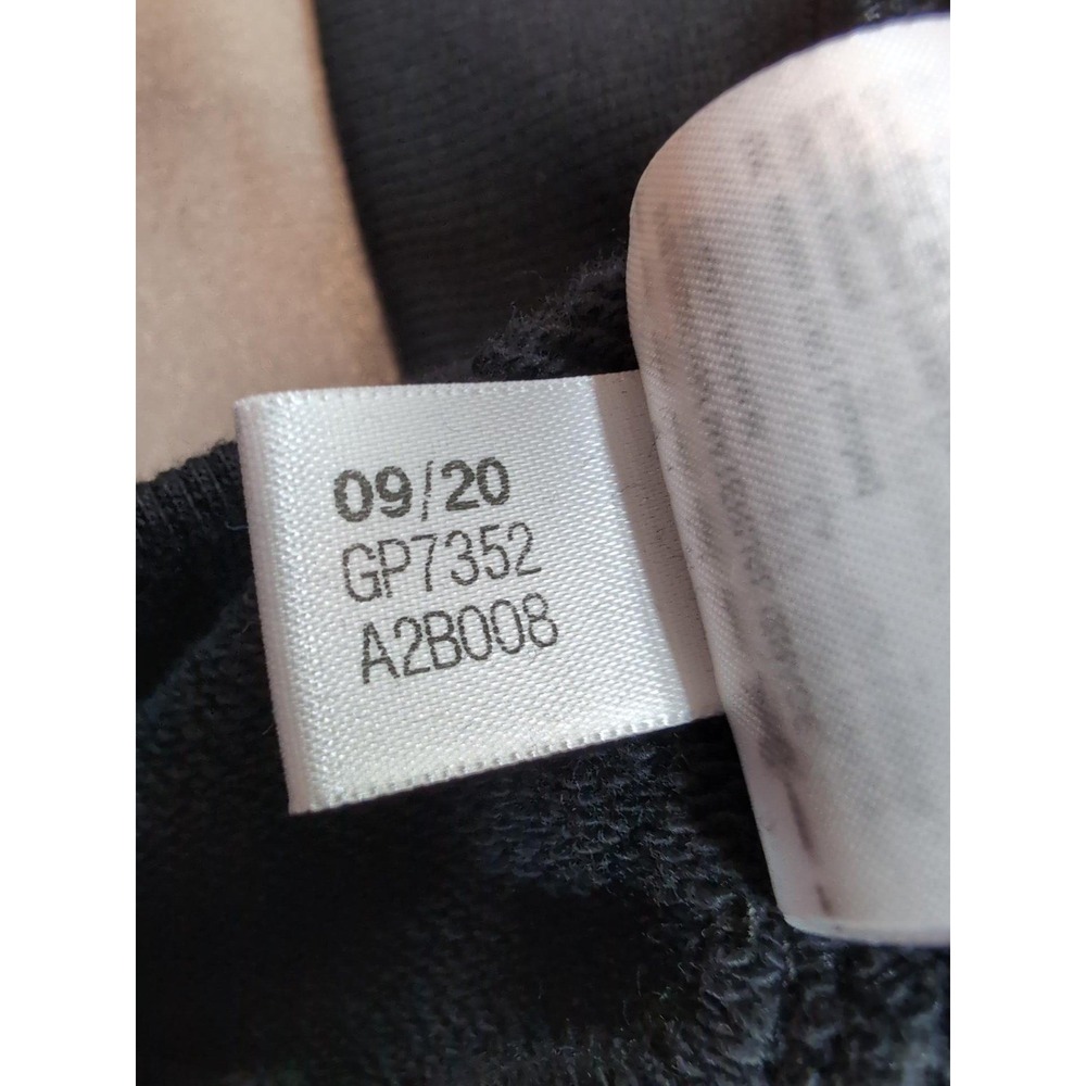 Adidas Womens Oversized Hoodie Black Grey Camo Logo Sweatshirt GP7352 L - Picture 9 of 11